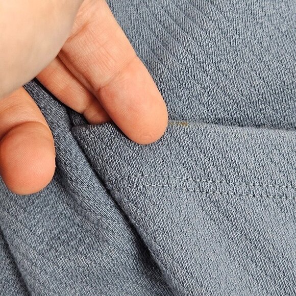 Eileen Fisher Organic Cotton Open Front Cardigan Blue Women's M Knit Minimalist - Picture 12 of 12